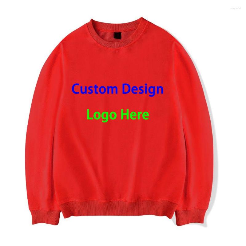 

Men's Hoodies Fashion Custom Men O-neck Logo And Design Sweatshirt Tops Clothing Print Image Drop, Black