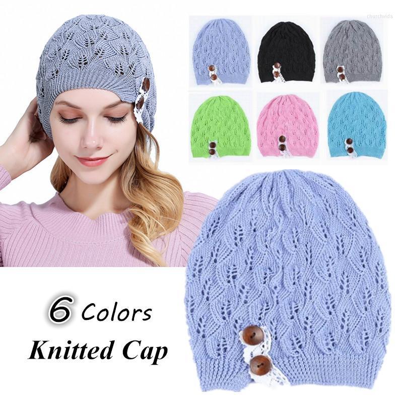 

Beanies Beanie/Skull Caps Fashion Winter Warm 4colors Casual Sport Men Flexible Button Lace Knitted Cap HatBeanie/Skull Chur22, Black