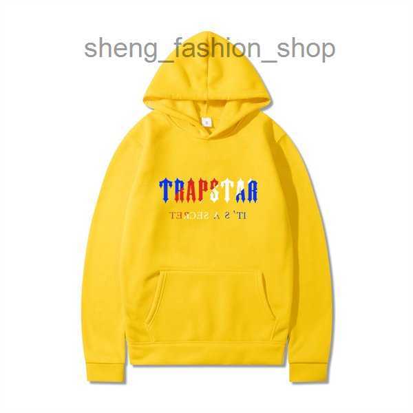 

2022 Brand Winter Clothing Trapstar Men's Hoodies Hip Hop Mens High Quality Letter Print Sportswear Men Women Sweatshirt Asian Size 3 3FO3, Yellow