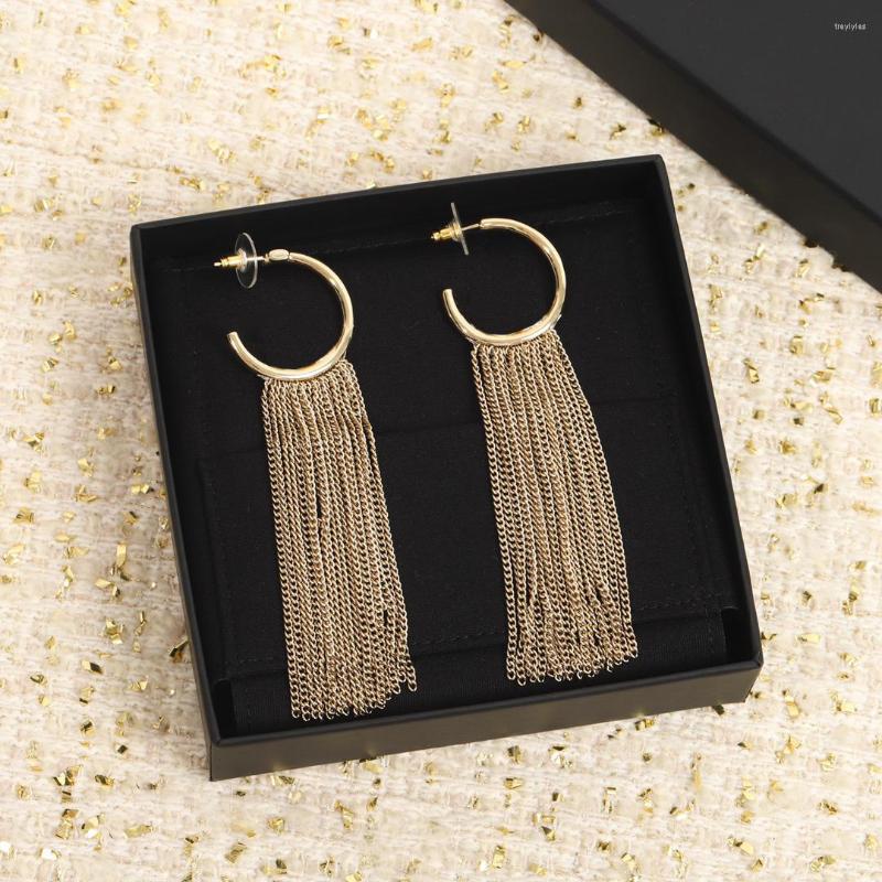 

Stud Earrings IN 2023 Round Plating Design Crescent Super Beautiful Classic Tassel Made Of Brass Studded