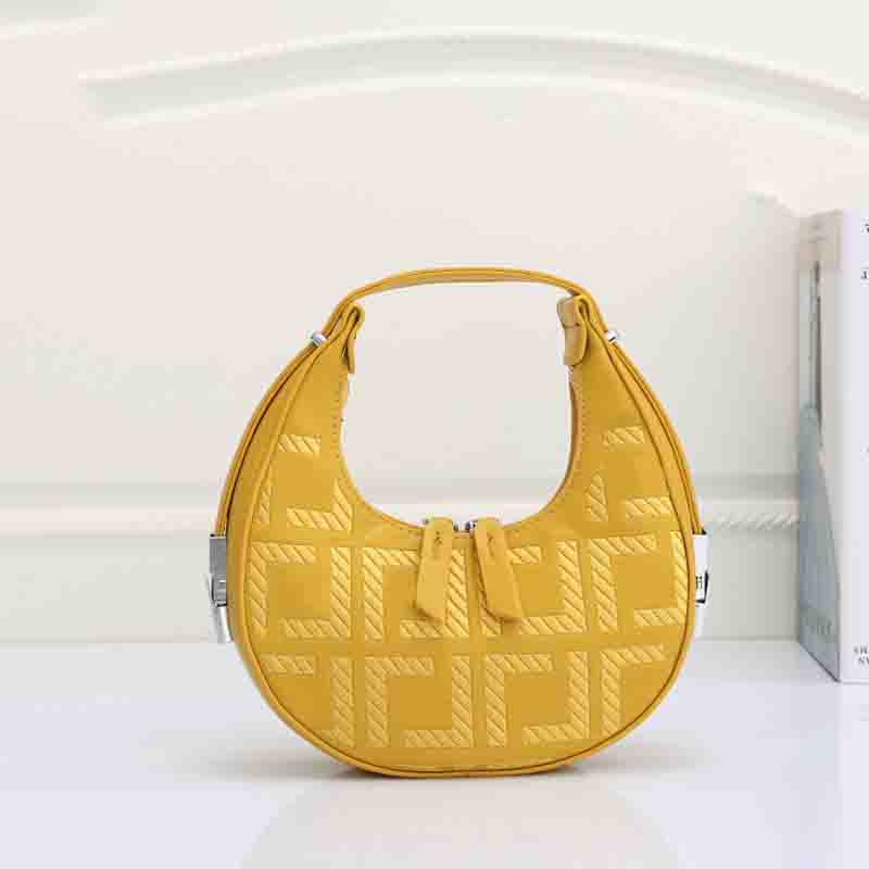 

Half Moon Hobos Bag Womens Designer Shoulder Bags Women Hobo Fashion Letters Handbag Designers Handbags Casual Bag Purses D2302032F, Blue