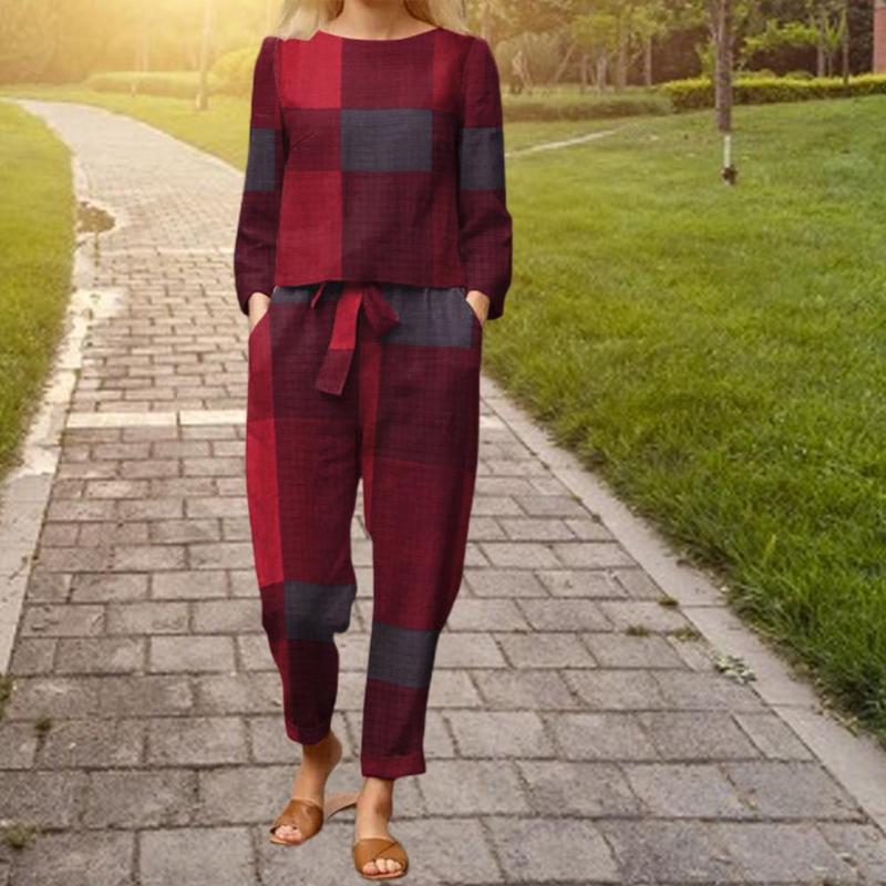 

Women's Two Piece Pants Strap 2 Pcs/Set Great Easy To Match Summer Tops Suit Comfortable Female ClothesWomen's, Blue