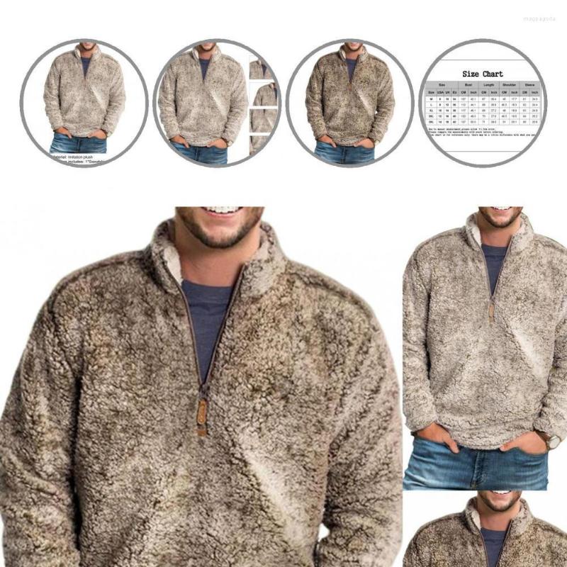 

Ethnic Clothing Thick Casual Warm Anti-shrink Men Coat Skin-friendly Top Inseam For Work Sport Jacket Winter Fleece