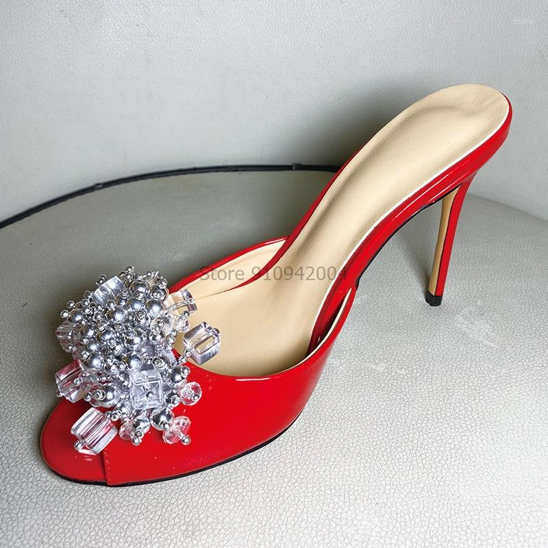 

Sandals Women High Heels Ladies Heel SlippersDeep Toe Thin Fashion Female Slides Summer Shoes Mules, More colors 5