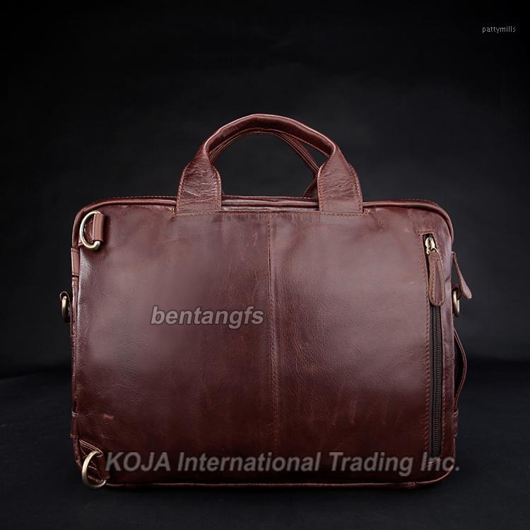 

Briefcases Free Delivery Men's Vintage Wallet, Dark brown