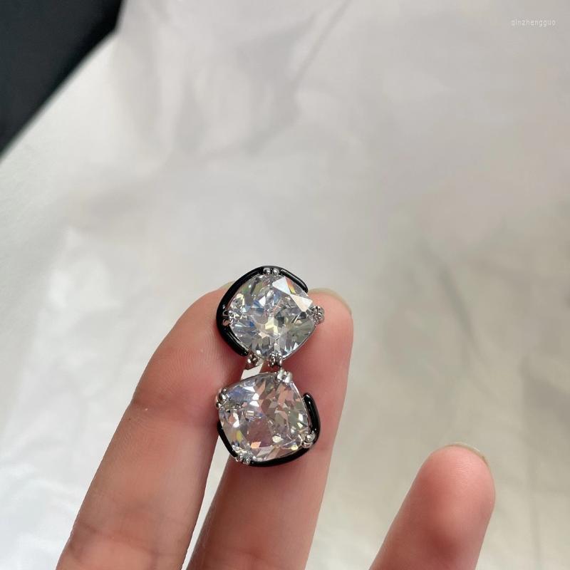 

Stud Earrings Timeless Wonder Zirconia Geo For Women Designer Jewelry Ins Rare Gothic Top Gift Kpop Prom 6266