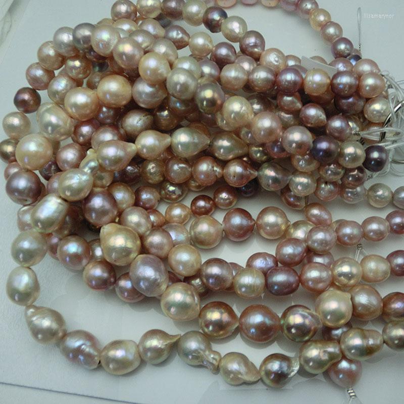 

Choker Chokers Inches 12-15mm High Luster Natural Multicolor Baroque Pearl Loose StrandChokers ChokersChokers Llis22
