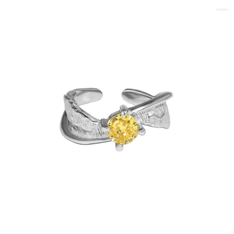 

Cluster Rings CHOZON S925 Sterling Silver Open Ring Elegant Zircon For Women White CZ Crystal Engagement Design