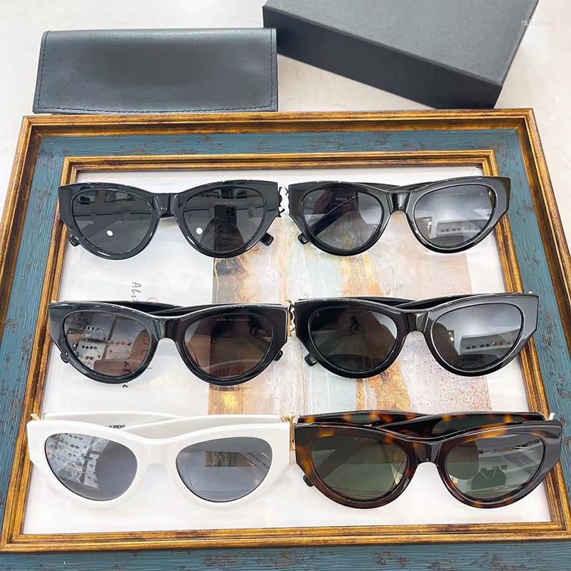 

Sunglasses 2023 Designer Ladies Women Square Vintage Driving Female Sun Glasses UV400 Protection Eyewear With Box