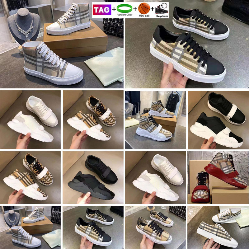 

2023 Casual Shoes Trainers Shoe Fashion Trainer Sneakers Real Leather Classic Plaid Berry Stripes For Man Woma Bur Color Bar 34-44, Color 9
