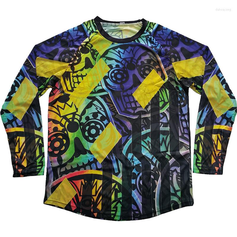 

Racing Jackets Ghost Cycling Long Motocross Jersey Jacket Bicycle Shirt MTB Bike Downhill Wear Clothing Road Ride Mountain Tight Top, Picture shown