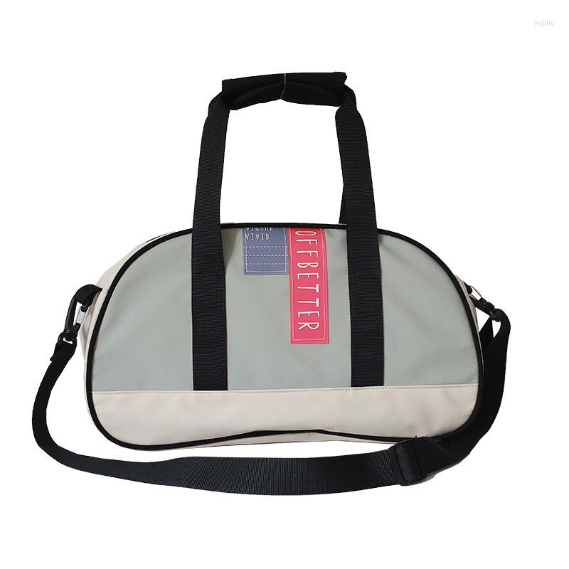 

Outdoor Bags 2023 Sports Gym Female Waterproof Swim Handbag Casual Shoulder Bag Male Large Traveling Luggage Duffle Blosa, Beige m