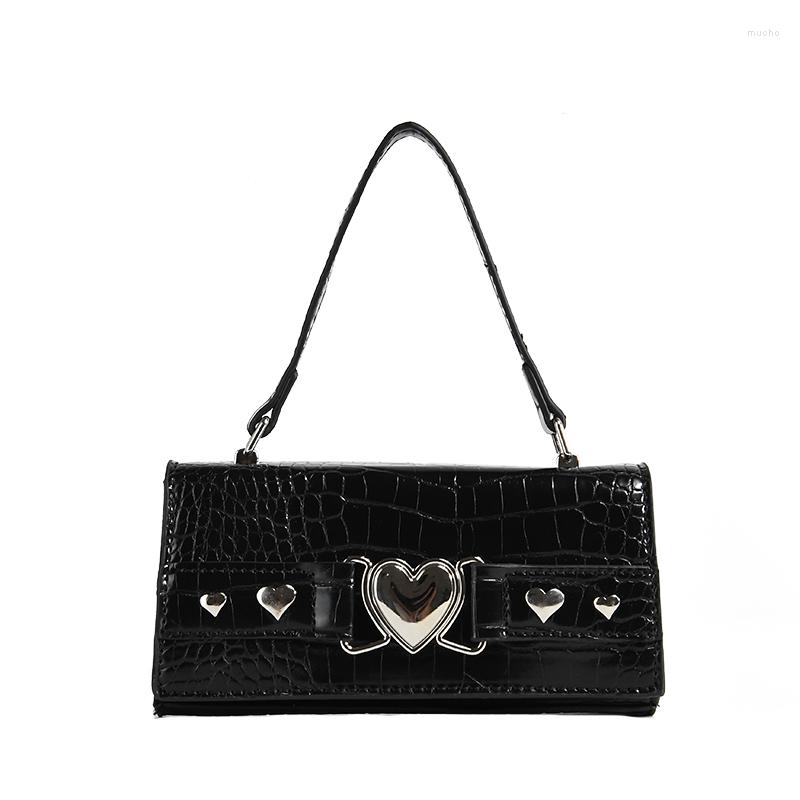 

Evening Bags Design Retro Personality Small Square Bag Women Handbag 2023 Fashion Versatile Shoulder Messenger Cross Body, Black