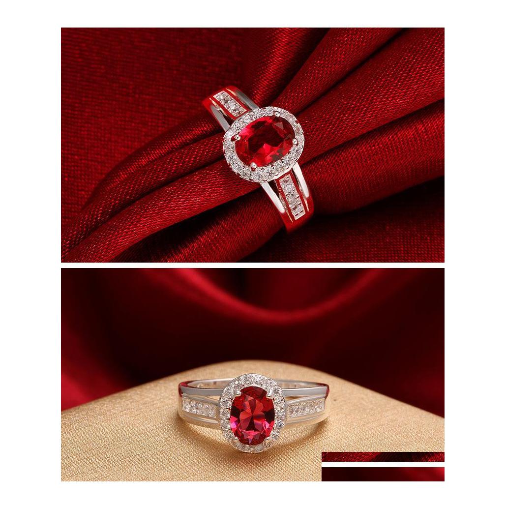 

Solitaire Ring Rings For Women Wedding Diamond Sterling Sier Plated Cubic Zirconia Sapphire Austrian Crystal Gemstone Drop Delivery J Dhuid