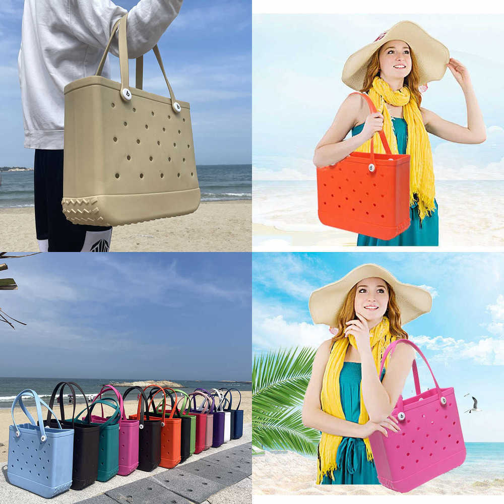 

Eva Beach Bag Hand Outdoor Travel Large Capacity Package Cabbage Basket beach totes women designer shoulder bags handbag 230203, Red