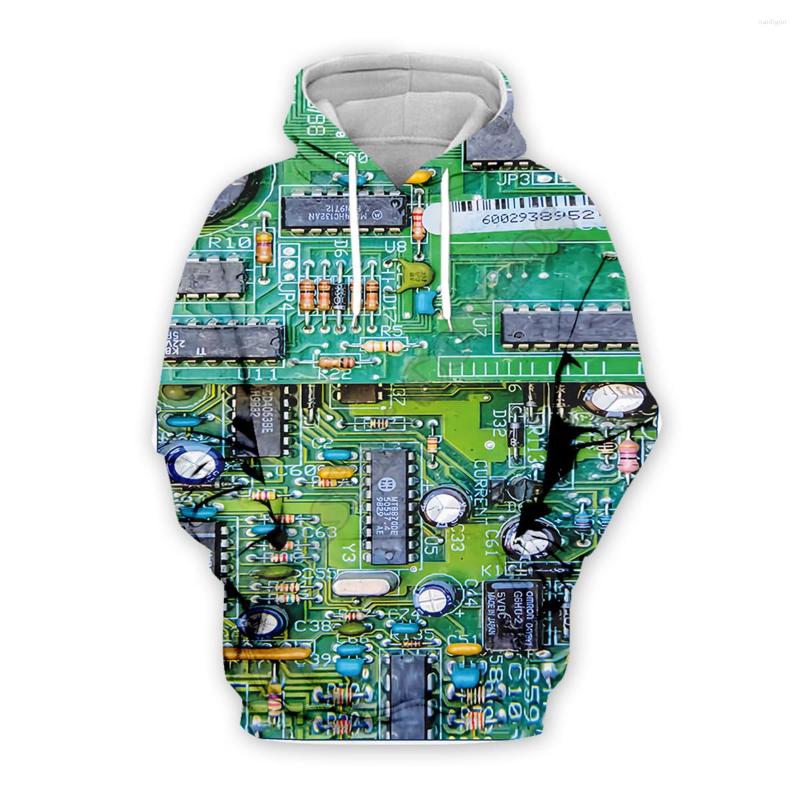 

Men's Hoodies Electronic 3D Printed Men For Women Funny Pullover Zipper Fashion Sweartshirts Cosplay Costumes 08, Sweatshirts