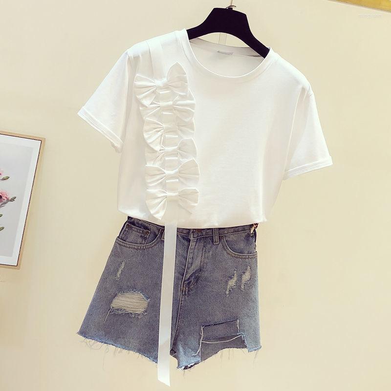 

Women' T Shirts Fashion Zc9503 Women Tops & Tees 2023 Runway Luxury European Design Party Style T-Shirts Women' Clothing, Black