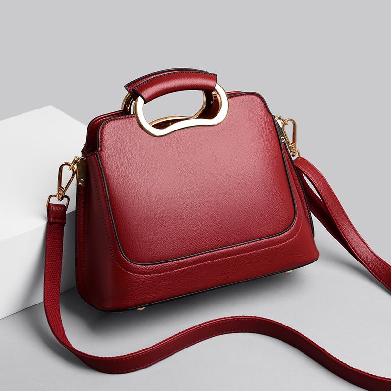 

Evening Bags Luxury Designer Ladies Handbag High Quality Leather Shoulder Travel Messenger Bag Woman Patchwork Solid Color Crossbody, Black