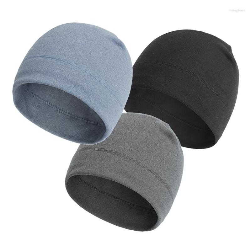 

Berets Stretch Beanie Hat Sports Running Cycling Soft Thin Warm Cotton Cap, Ce