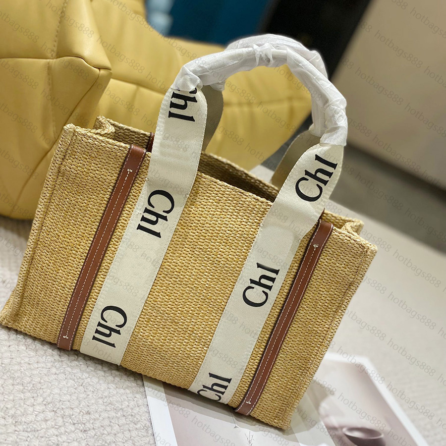 

Women The Tote Bag Shoulder Large Capacity Designer Beach Bag Straw Tote Bag Handmade Woven Women Travel Handbags Hand Bags New Summer, 37x25cm