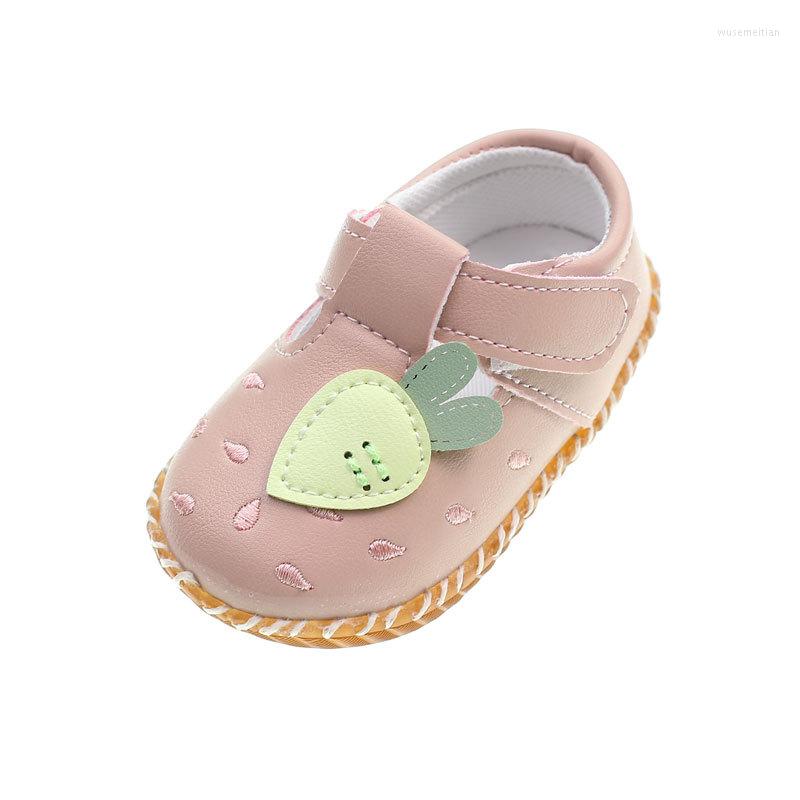 

First Walkers Insole 11.5-13.5cm Spring Autumn Small Baby Casual Shoes For Girls PU Infant, Pink