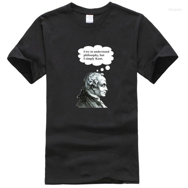 

Men' T Shirts Men T-shirt Kant Philosophy By Crazycreature Tshirt Women Shirt, White