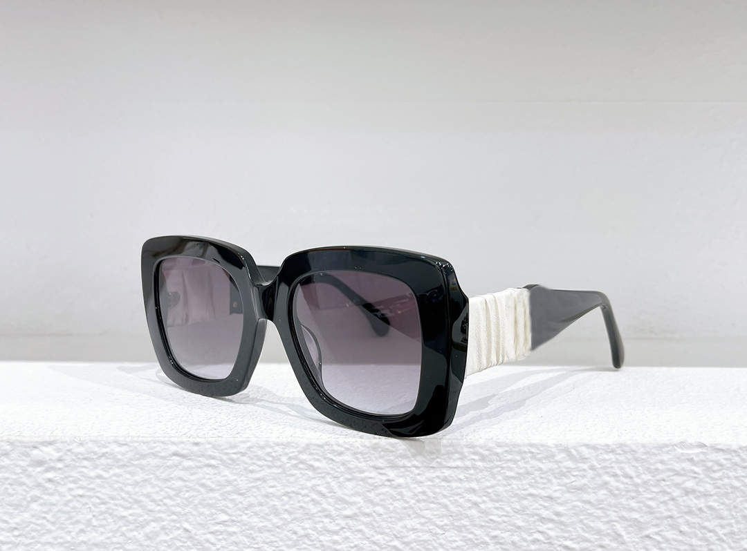

Women Oversize Square Sunglasses Black Ivory Leather Grey 5474 Sunnies Glasses Sonnenbrille gafa de sol Sun Shades UV400 Eyewear with Box
