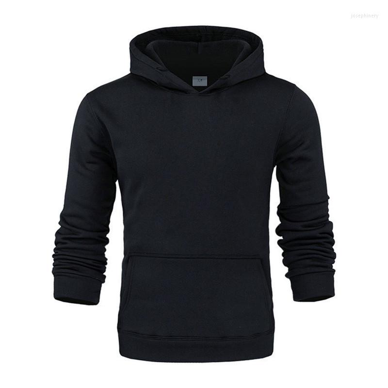 

Men' Hoodies Casual Men Hoodie Pullover Sweatshirt Solid Color Long Sleeve Hooded Autumn Spring Tracksuit Male Clothes Pluse -4Xl, White 1