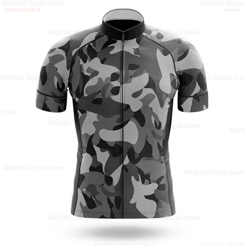 

Racing Jackets Cycling Jerseys Man 2023 Summer Short Sleeves Bike Camouflage Maillot Ropa Ciclismo MTB Road Riding Shirts
