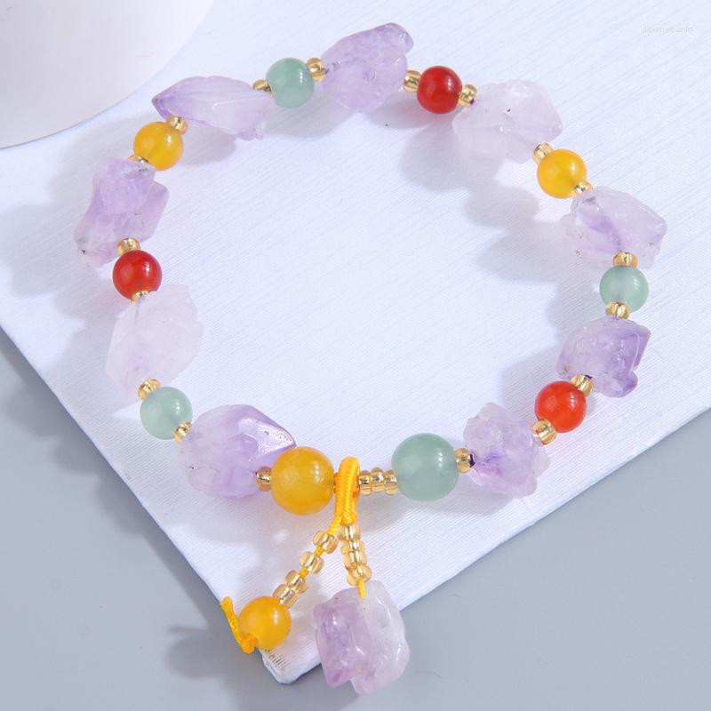 

Strand Boho Natural Gravel Stone Bracelets For Women Men Bohemia Vintage Charm Bracelet Femme Fashion Jewelry Girls Gift 2023