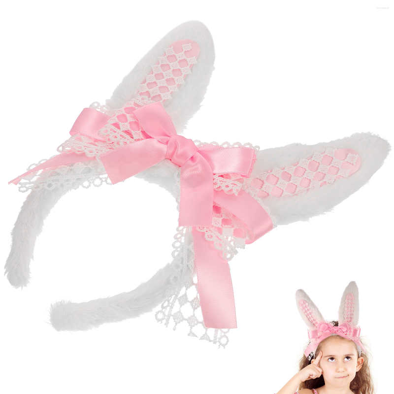 

Bandanas Plush Ears Headband Long Hairband Cosplay Costume Accessory