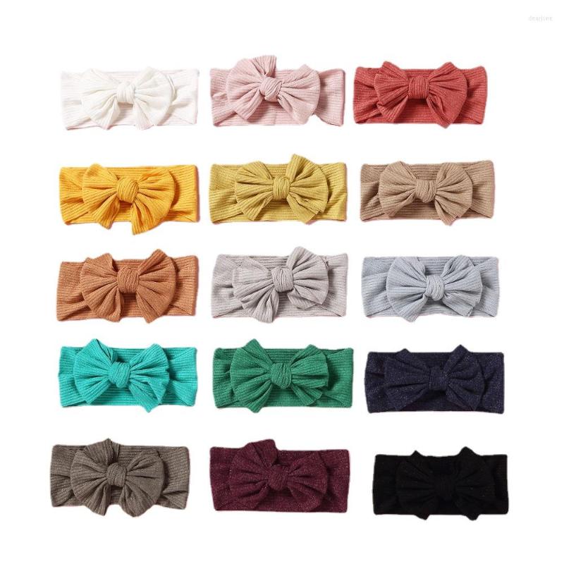 

Hair Accessories Baby Headband Sets Bow Girl Nylon Headbands Bows Knotted Born Headwear Turban Kids, 17