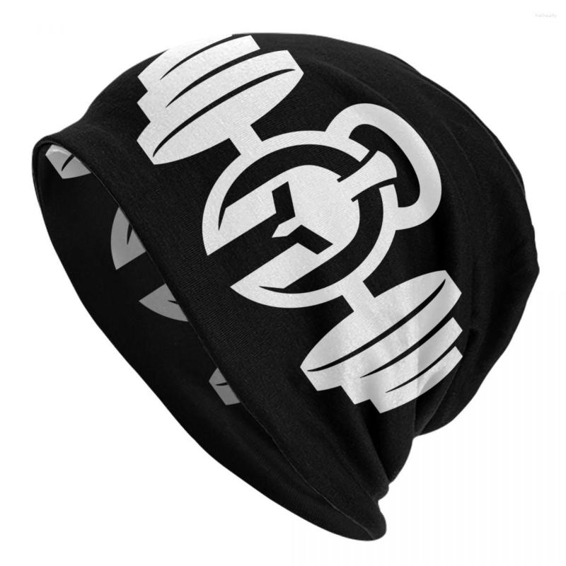 

Berets Spartan Gym Logo Skullies Beanies Caps Hip Hop Winter Warm Men Women Knitting Hat Unisex Bodybuilding Fitness Muscle Bonnet Hats