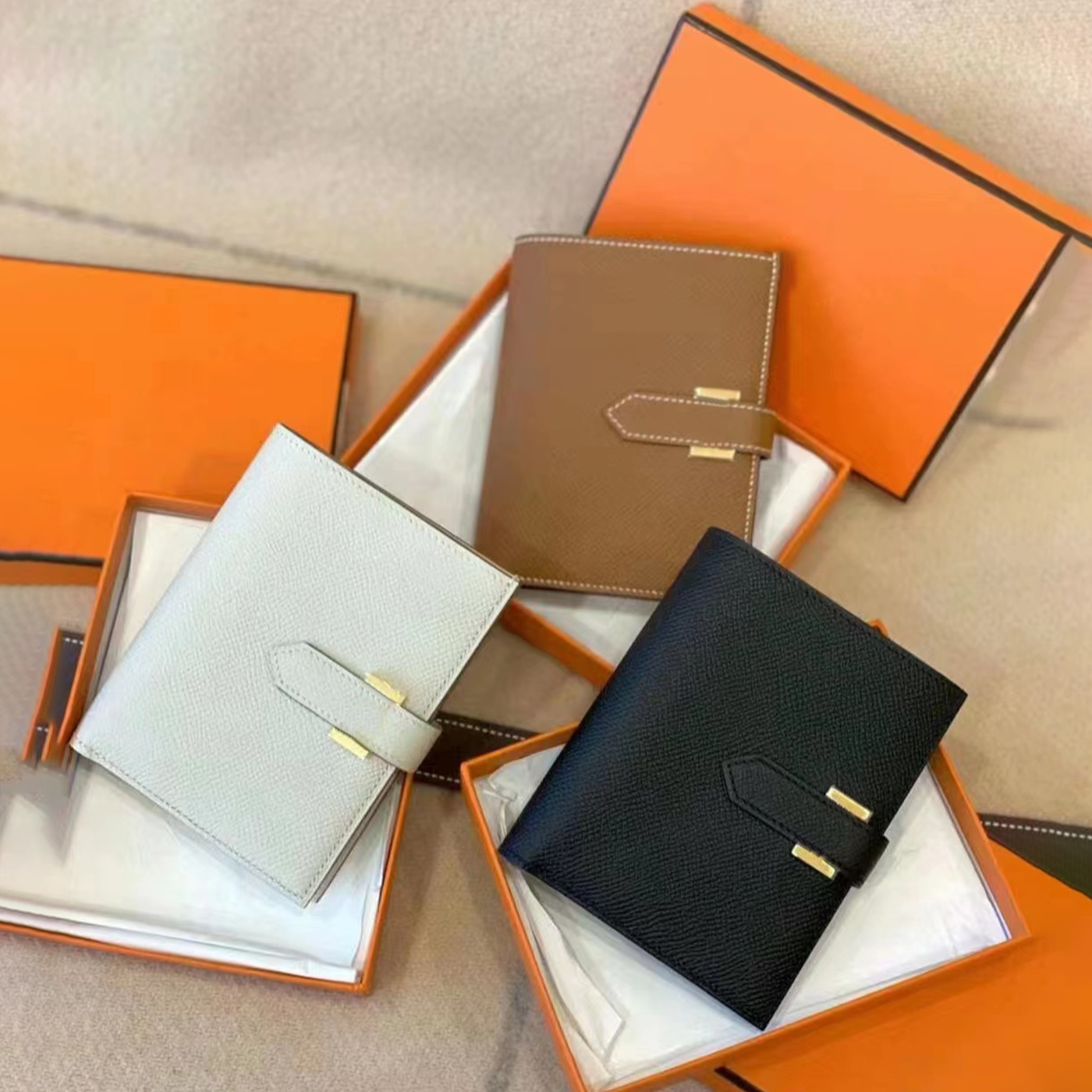 

fashion Wallets coins Zippy Key Pouch cards Top quality Luxurys Designers Metal buckle Clutch famous Card Holders Crocodile leather men womens purse Holder Short, Purple