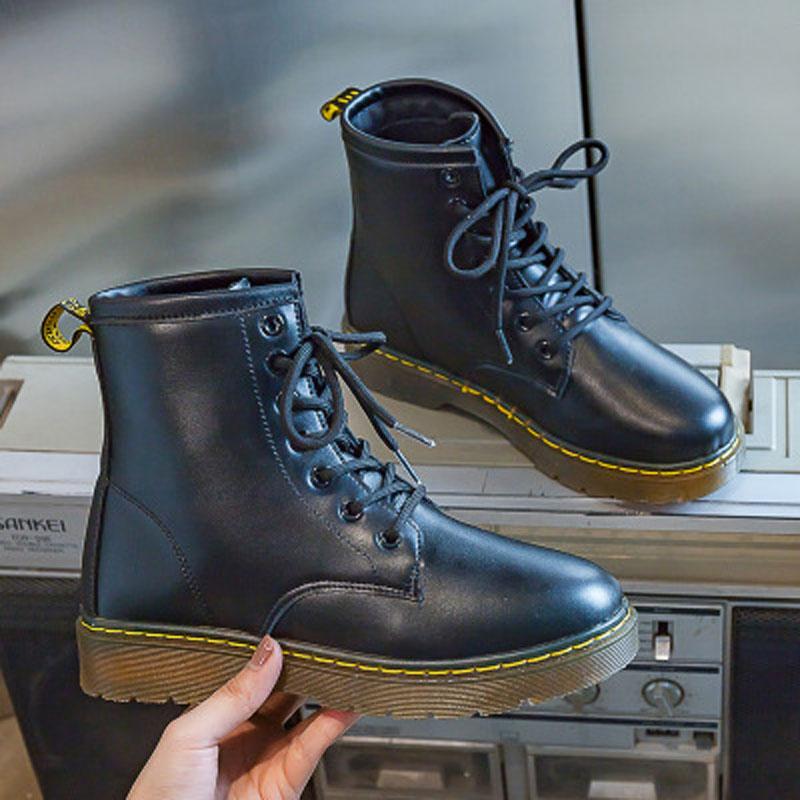 

Boots Women The Web Celebrity Scooter Boot In Autumn 2023 Will Increase Height Of Casual Sports Ankle Girl, Black