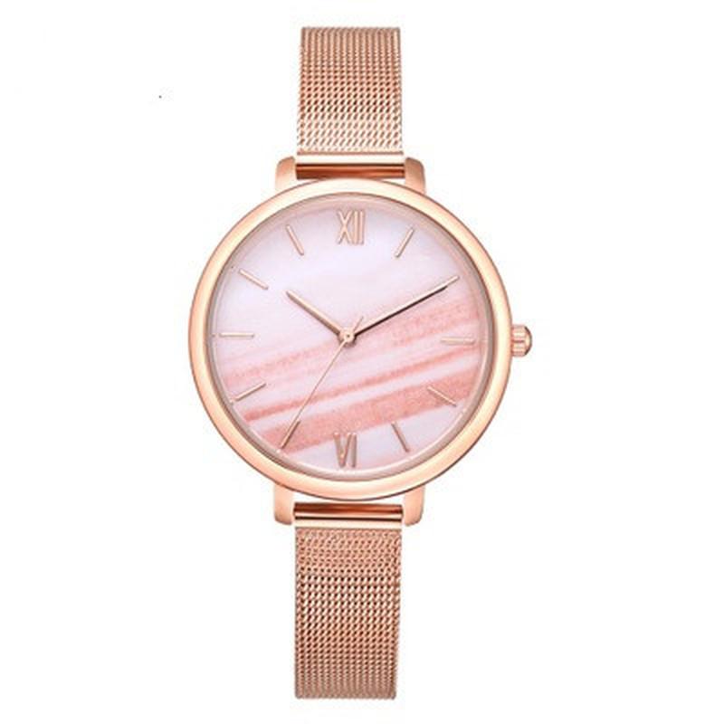 

Wristwatches Luxury Mesh Strap Watch Ladies Casual Business Brand Quartz Watches For Women Female Rose Gold WaterWristwatches, Be
