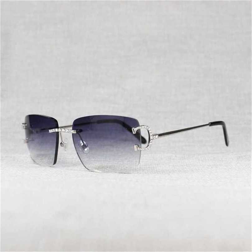 

20% OFF 2023 All-match Luxury Street Wire Random Oval Men Stone Metals Frame Square Shades For Women Summer Club Oculos
