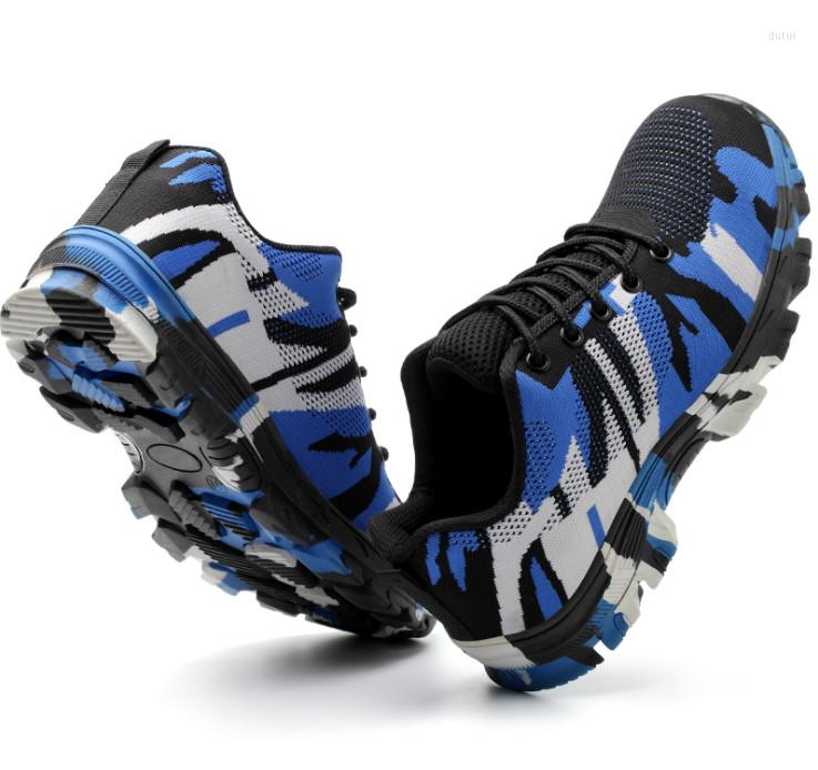 

Boots Spring Outdoor Steel Toe Cap Work Shoes Men Sneakers Puncture Proof Safety Camouflage Tactics Casual Men's, 11
