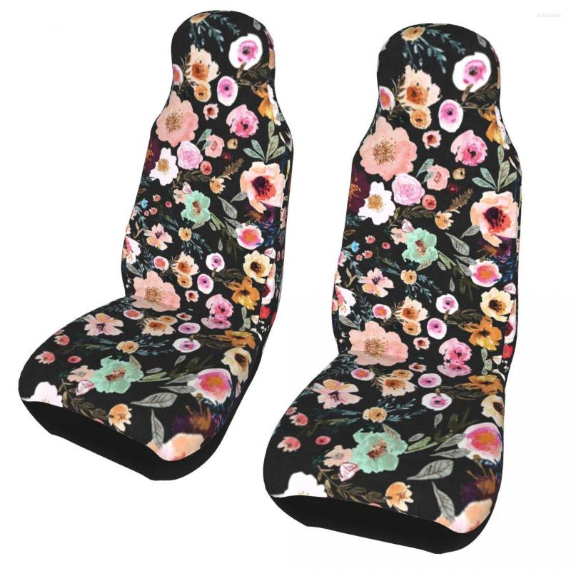 

Car Seat Covers Burst Into Bloom Universal Cover Four Seasons For SUV Floral Flower Fabric Hunting
