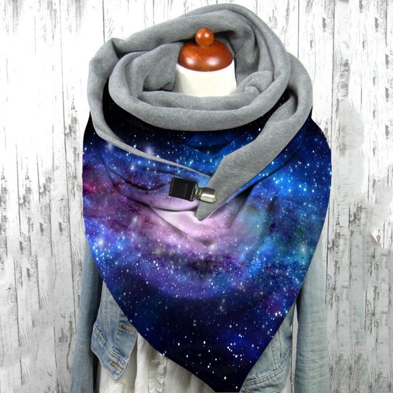 

Scarves Print Winter Button Soft Shawls Warm Casual Women Wrap Scarf Fall Scarfs For Satin Sleep And Plaid
