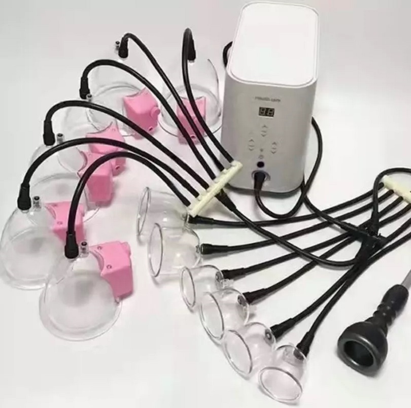 

New Vacuum Breast Massage Enhancement Beauty Machine Pump Cup Therapy Massage Butt Lifting Device Face Lifting Body Shaping