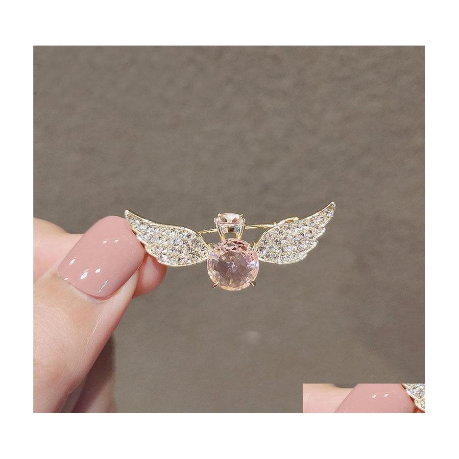 

Hair Clips Barrettes Fashion Jewelry Rhinstone Angel Wing Barrette Hairpin Clip Bobby Pin Single Piece Accessories Drop Delivery H Dhfyt