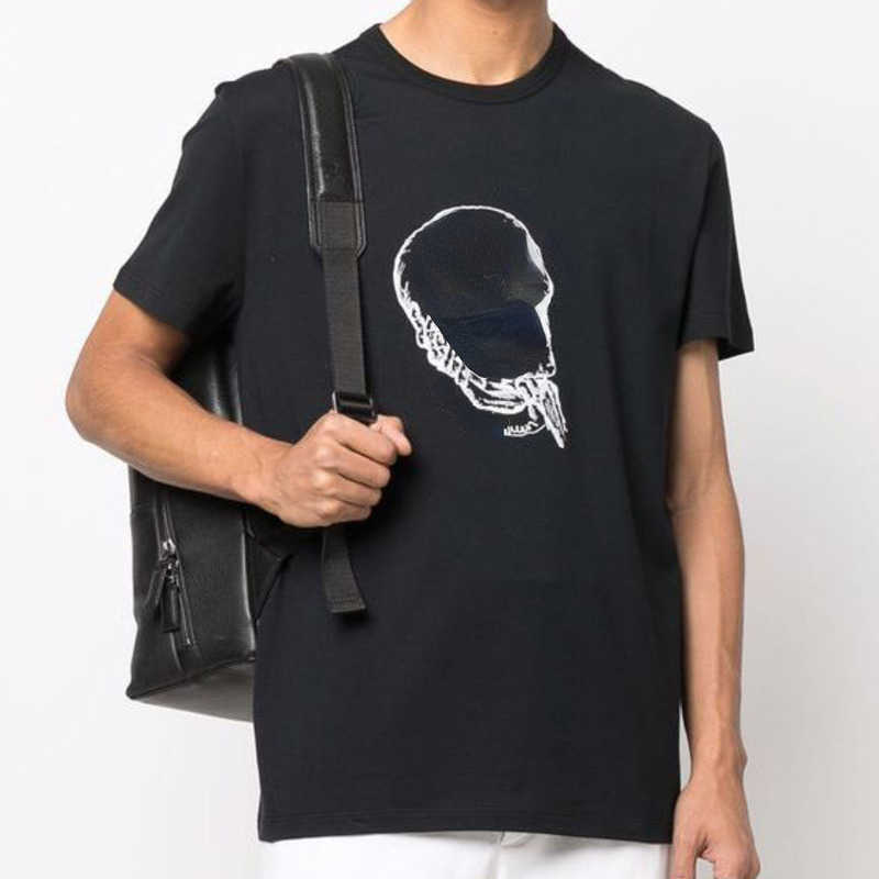 

Cotton t shirt Designer Hoodie Chest Skull Print Trend Short Sleeve Round Neck T-Shirt Summer Couple Black Sweatshirt Breathable Sweater Casual Pullover Shirts 2XL
