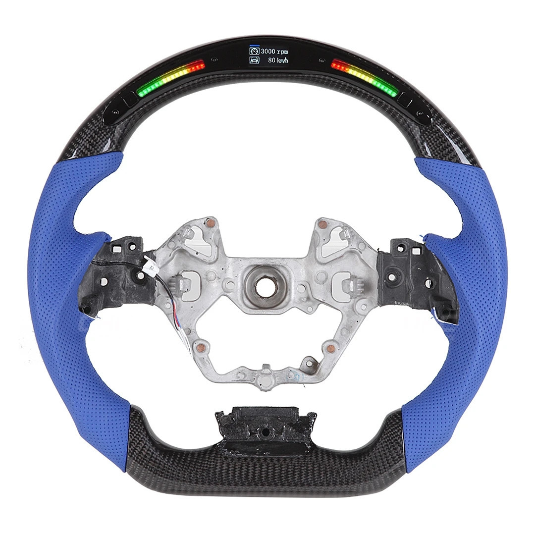 

Custom Racing Steering Wheel for Toyota CHR Genuine Carbon Fiber LED Performance