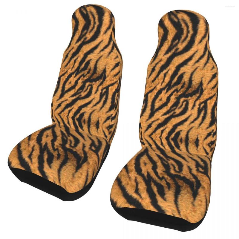 

Car Seat Covers Tiger Stripe Animal Universal Cover Protector Interior Accessories For All Kinds Models Leopard Fishing