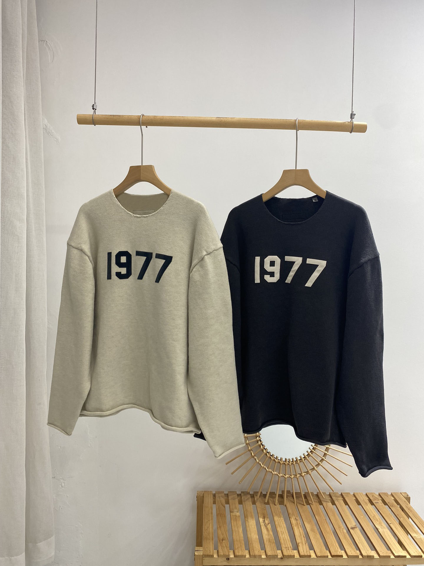 

Men's Sweaters Fall Winter High Street Loose Comfortable Knitted Sweater 230203, Khaki