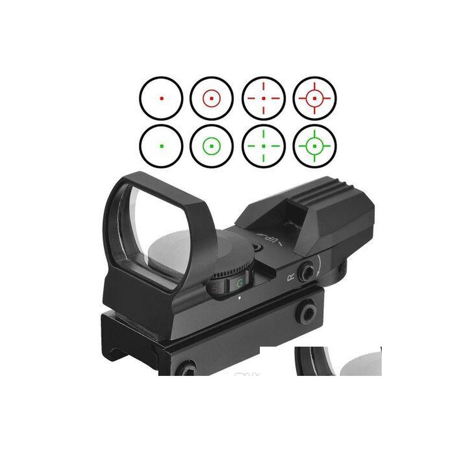 

Paintball Accessories Optics Compact 1X22X33 Reflex Red Green Dot Sight Scope 4 Reticle For Hunting Tactical Red/Green Laser Drop De Dheux