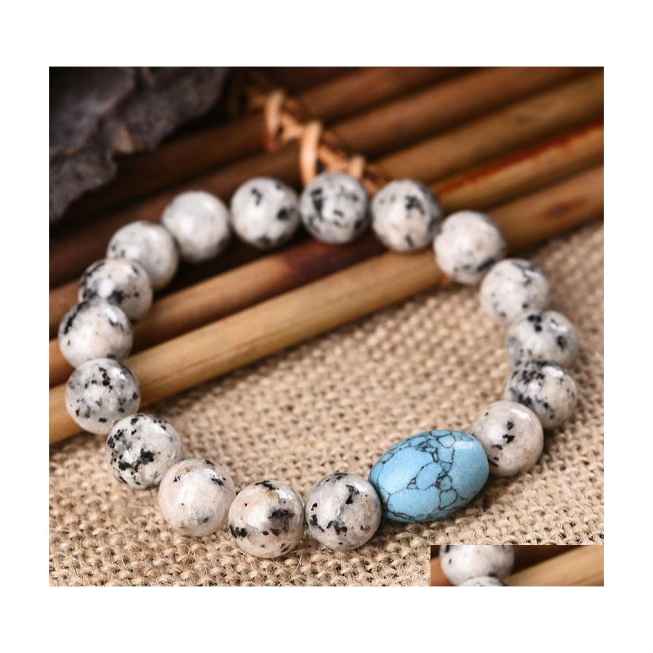 

Charm Bracelets Womens Turquoise Bracelet Hand Bead Drop Delivery Jewelry Dh9Ik