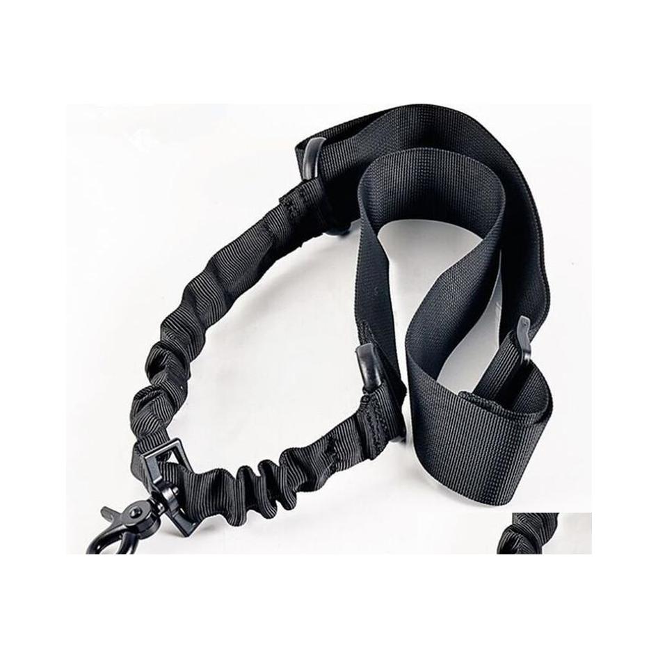 

Others Tactical Accessories High Strength One Point Adjustable Sling Single Rifle Gun Bungee Cord Black Drop Delivery Gear Dhiov, Green