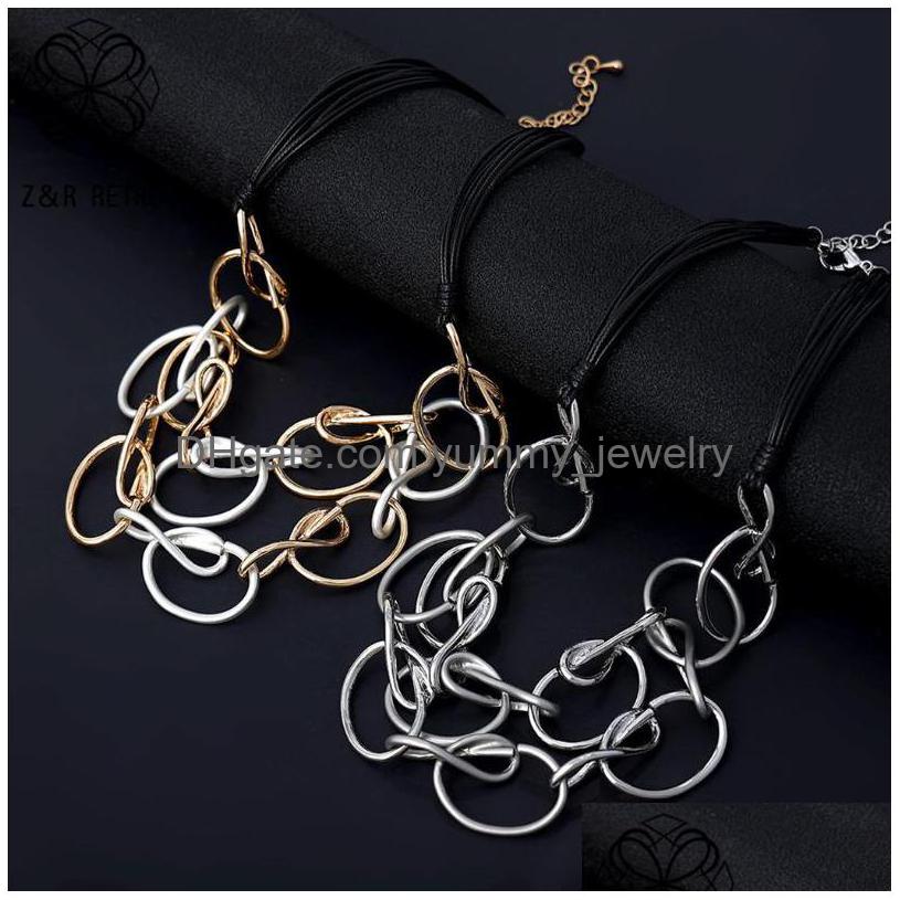 

Pendant Necklaces Fashion Chokers Collare Necklace Goth Jewelry For Women Suspension Pendants Unusual Accessories Chains Around The Dhqx5